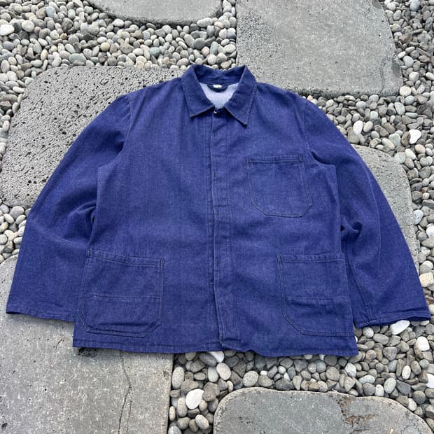 OLD VINTAGE DENIM FRENCH 데님자켓 프렌치워크자켓