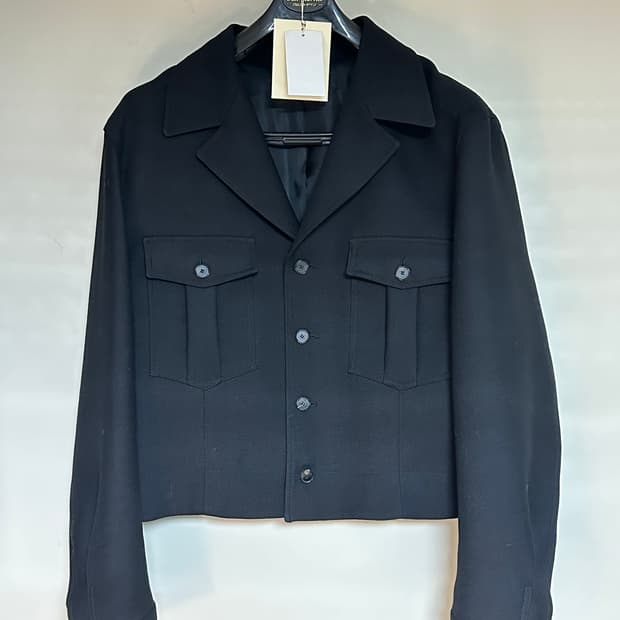 (L) 렉토 울 블렌디드 밀리터리 숏 자켓