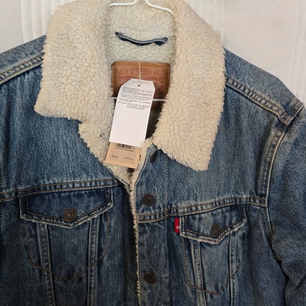 리바이스 양털청자켓 