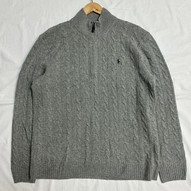 폴로랄프로렌 케이블 니트 울캐시미어 스웨터