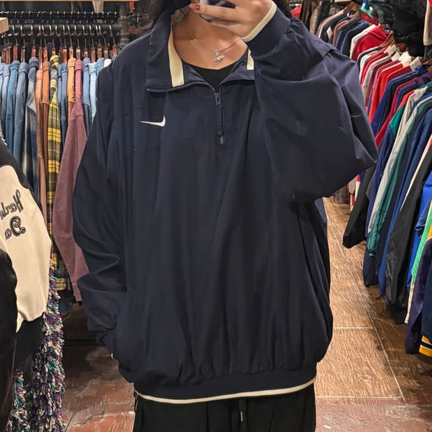 [HI] Nike 반집업 웜업 네이비