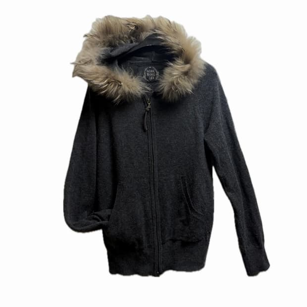 G.O.A Raccoon Fur Hoodie Zip up 후드집업