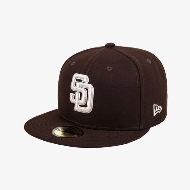 뉴에라 어센틱 샌디에이고 얼트 브라운 캡 모자 60.6cm (7 5/8)