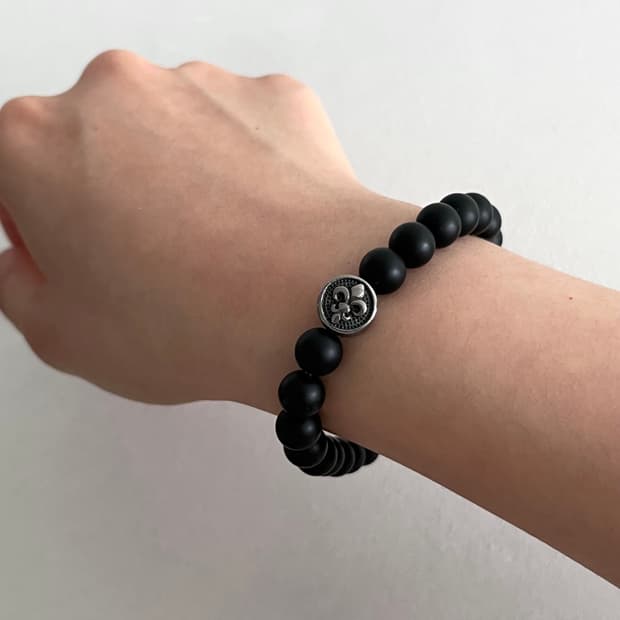 오닉스 원석 팔찌