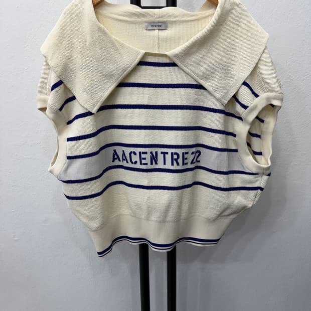 정품) 시스템 한섬 22ss AACENTRE22 오버핏니트 90F