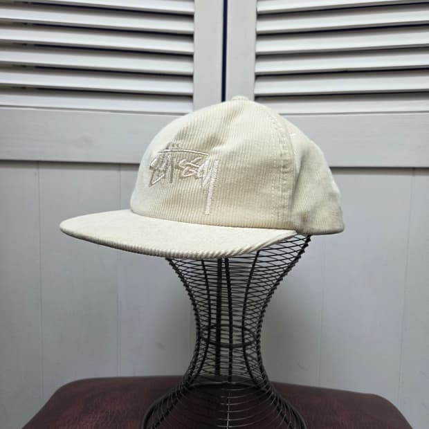 스투시 코듀로이 스냅백