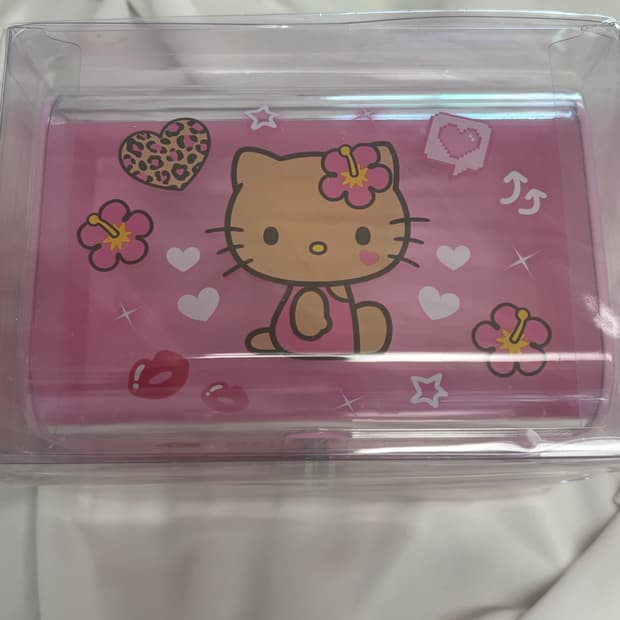산리오 하와이 태닝키티 핑크 보관함