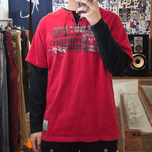 JPN 배드보이 펑크 레이어드 롱슬리브