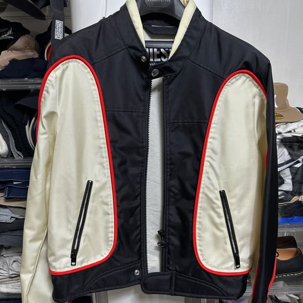 디젤 j blink biker jacket