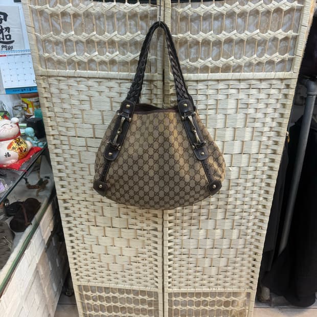 정품 구찌 자가드 호스빗 숄더백 팝니다