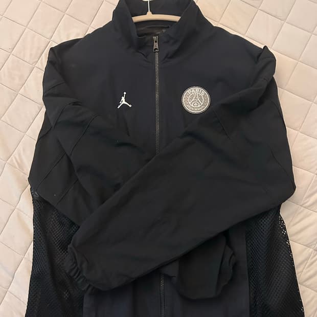 Psg 파리생제르망 조던 바람막이 블랙 2xl