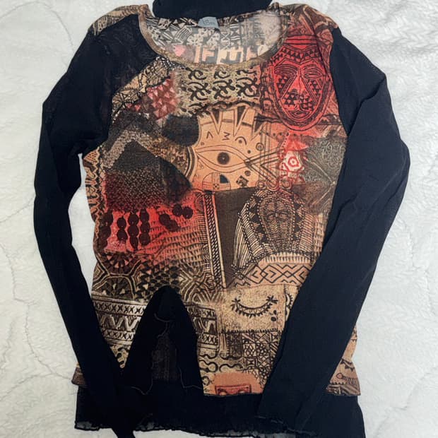 빈티지 오리엔탈 페어리 롱슬리브