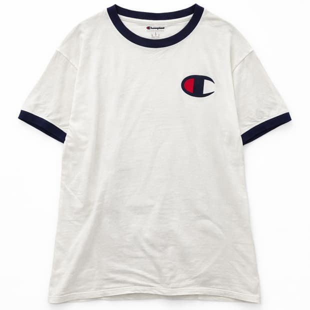 챔피언 반팔 화이트 L