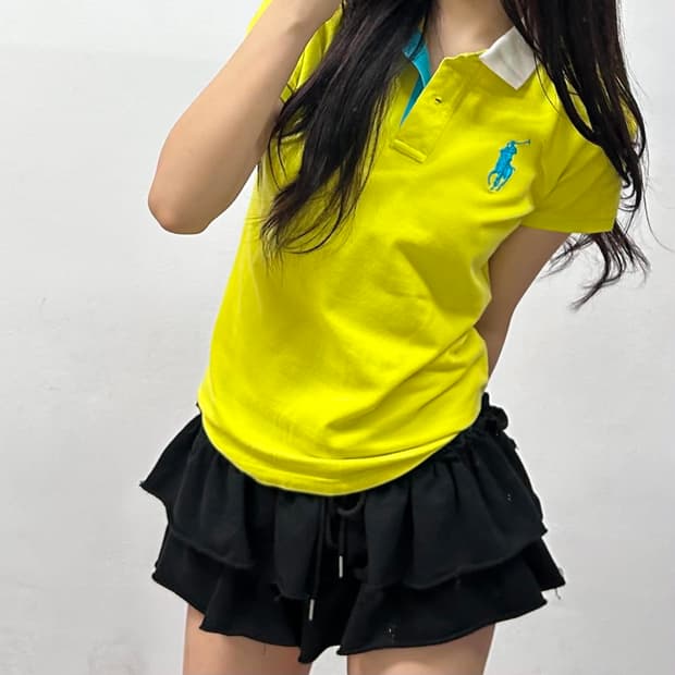 폴로 랄프로렌 빅포니 걸즈 pk 반팔 카라티(M)