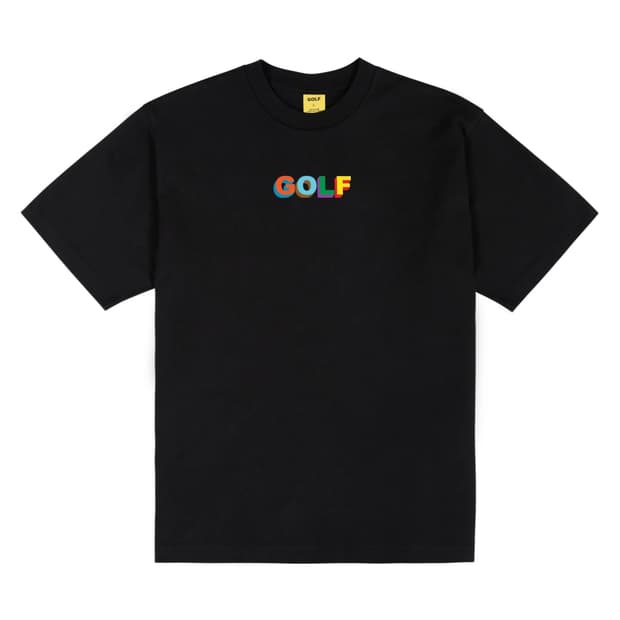 [M,L] 골프왕 타일러 멀티 컬러 3D 로고 티셔츠 GOLF WANG