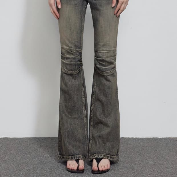 보헤미안서울 KNEE POINT VINTAGE 빈티지 부츠컷 데님팬츠