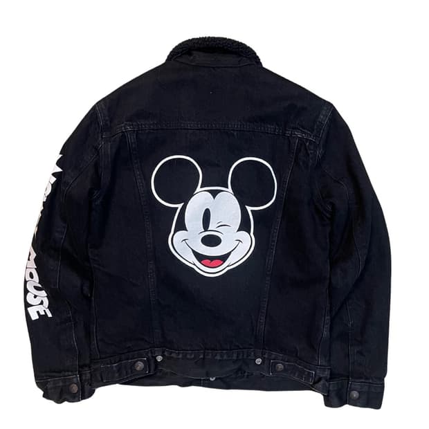 리바이스 X 미키마우스 빅E 쉐르파 트러커 자켓
