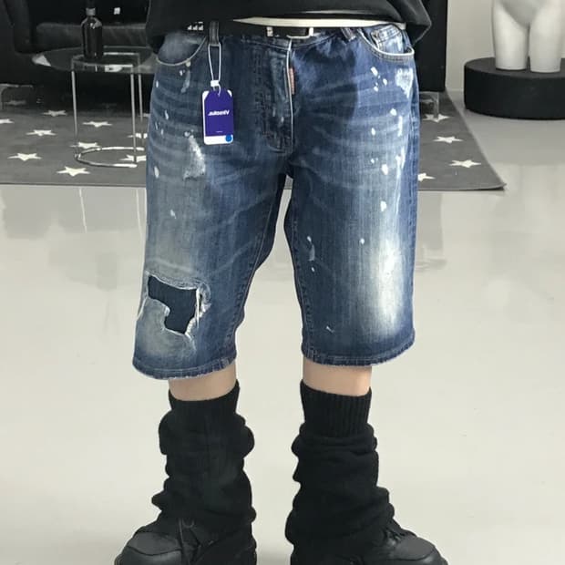 디스퀘어드2 데님 숏팬츠