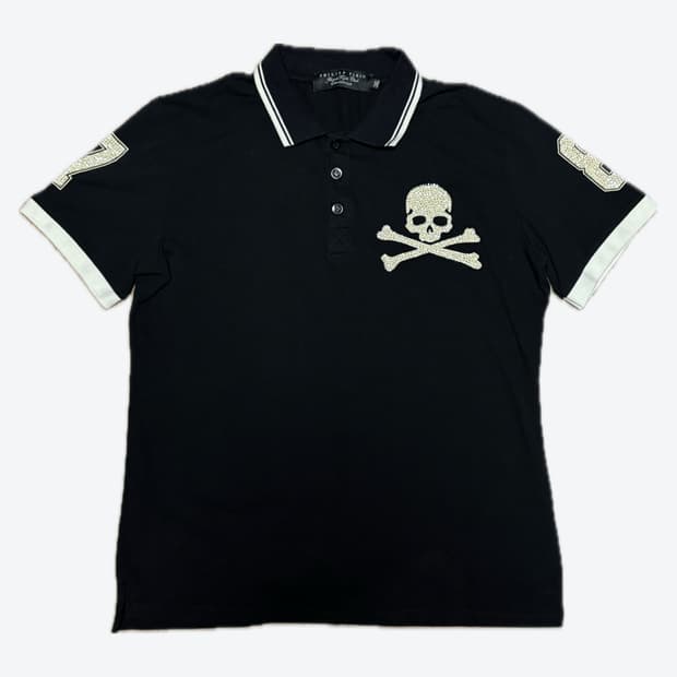 philipp plein PIQUET POLO SHIRT SKULL