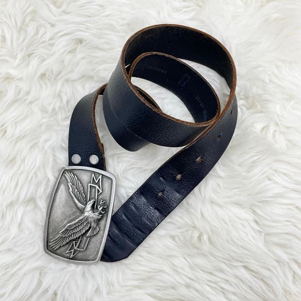 독수리 리얼레더 버클 벨트