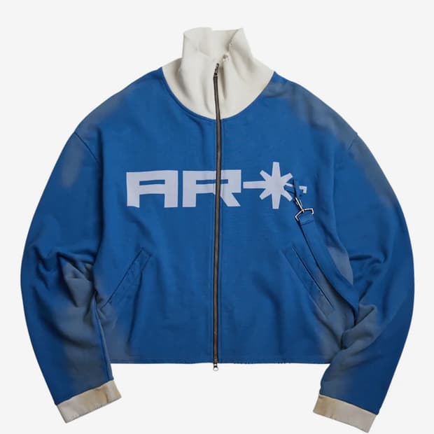 틸던 집업 져지 art zipup blue