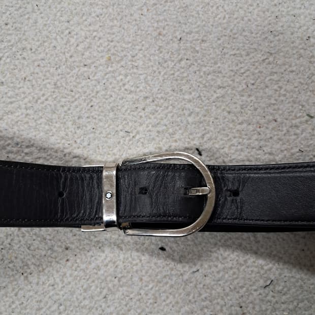 몽블랑 가죽벨트