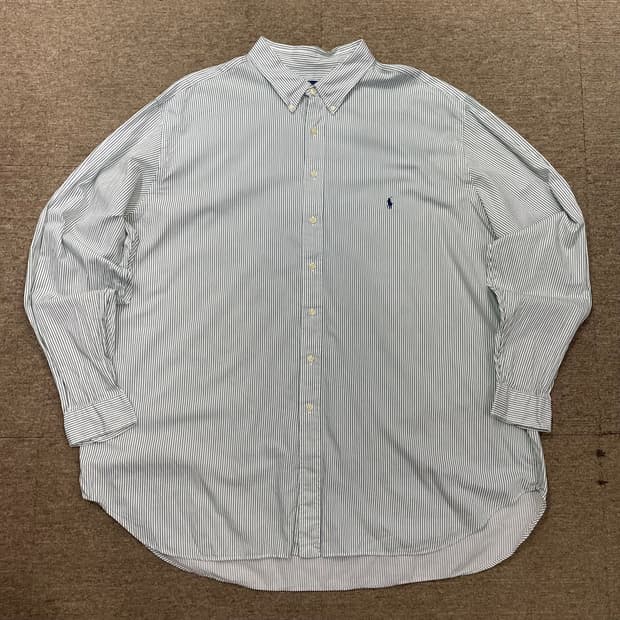 (4XL) POLO 폴로 랄프로렌 스트라이프 셔츠