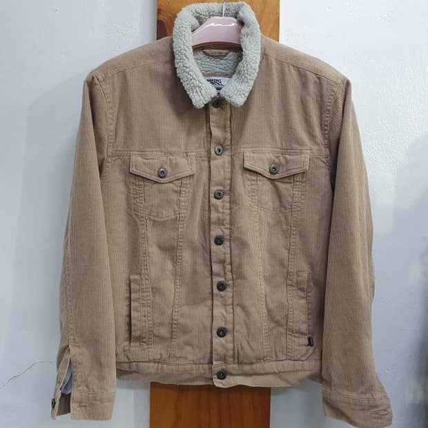 PIPING 뽀글이 양모 골지자켓(105)