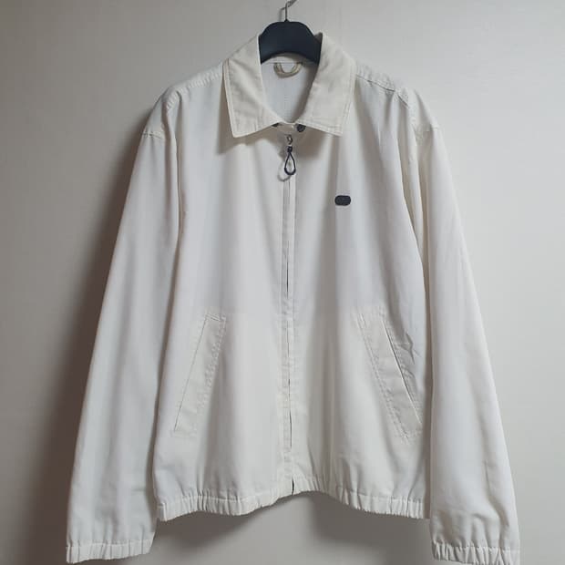 택포가 라코스테 자켓 블루종 아이보리 집업 100