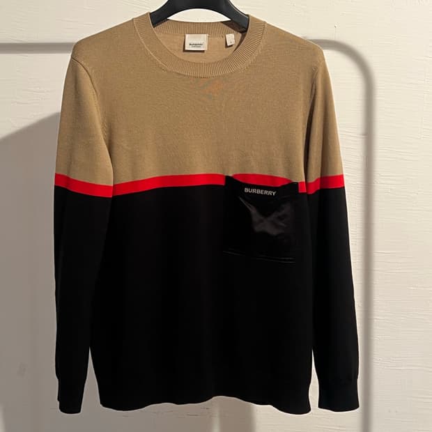 100~105 신형 버버리 올캐시미어 니트 