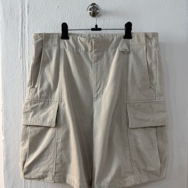솔리드 옴므 데님 카고 반바지