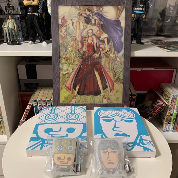 🏴‍☠️원피스 비비 입체액자+로그 컬렉선 악세사리