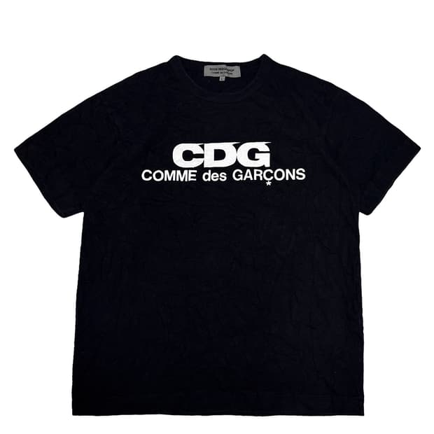 꼼데가르송 CDG 블랙 반팔 티셔츠
