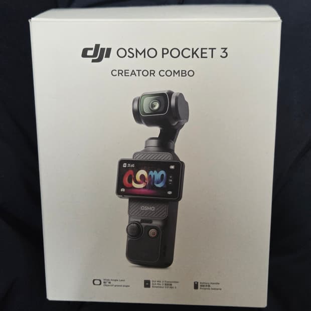 DJI 오즈모 포켓 3 크리에이터 콤보 + 필터 급처!!