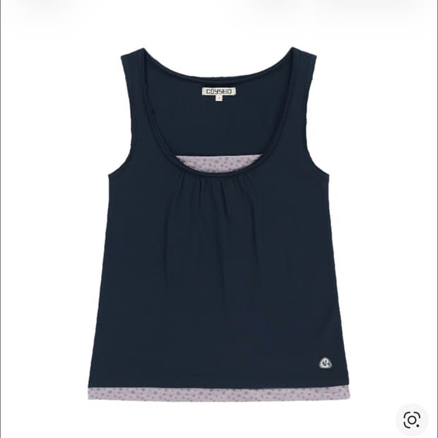 [새상품] 코이세이오 두두 레이어드 슬리브리스 네이비