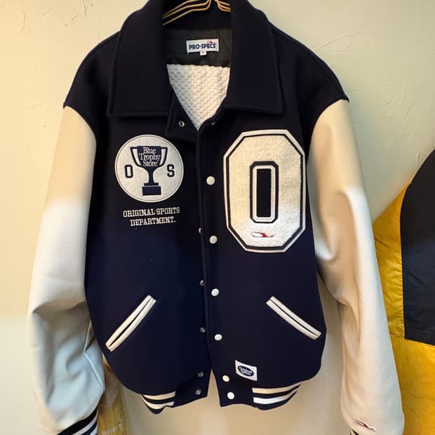 오리지널 스포츠(prospecs) 레더 바시티 자켓 xl