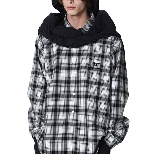 STU 미즈노 타탄체크 셔츠