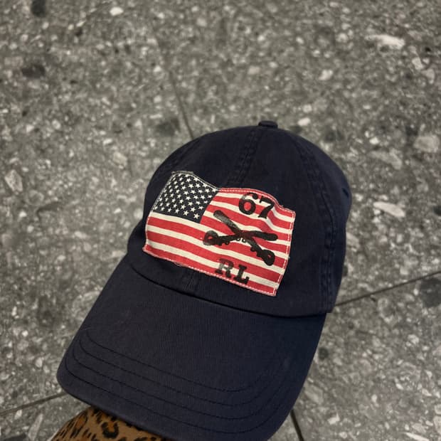 폴로 랄프로렌 진스 레트로 성조기 캡 처분 