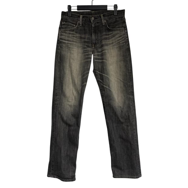 에드윈 503 흑청 워싱 스트레이트핏 데님 팬츠 30 블랙진