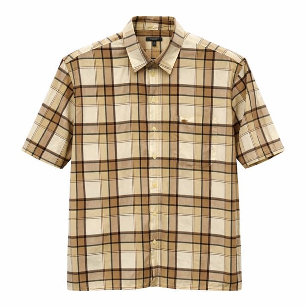 버버리 런던 체크 반팔 셔츠 XL