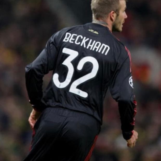 [S] 아디다스 AC밀란 07-08 써드 챔스 베컴 마킹 유니폼