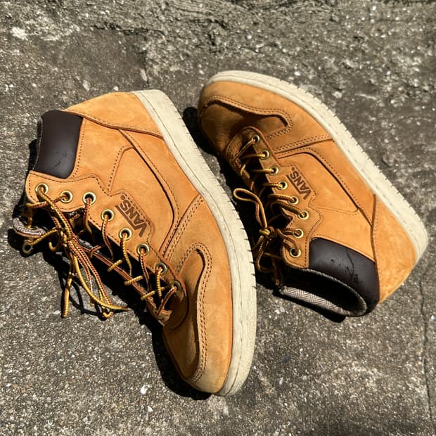 Vans 트레킹화 레더 브라운 부츠