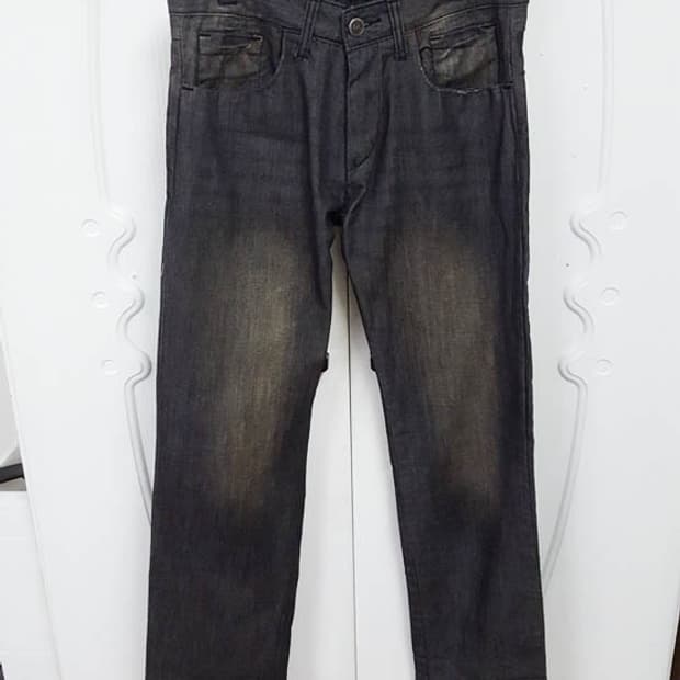 돌체앤가바나 남성 워싱 블랙진 31