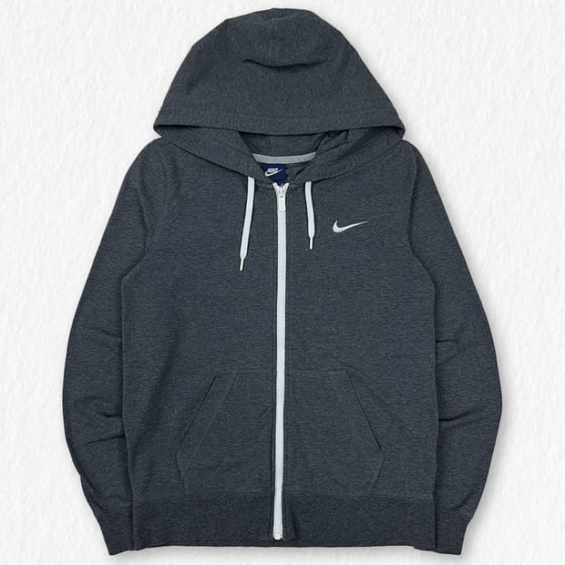 나이키 후드집업 그레이