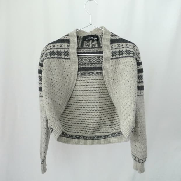 Commdes des Garcons knit bolero 