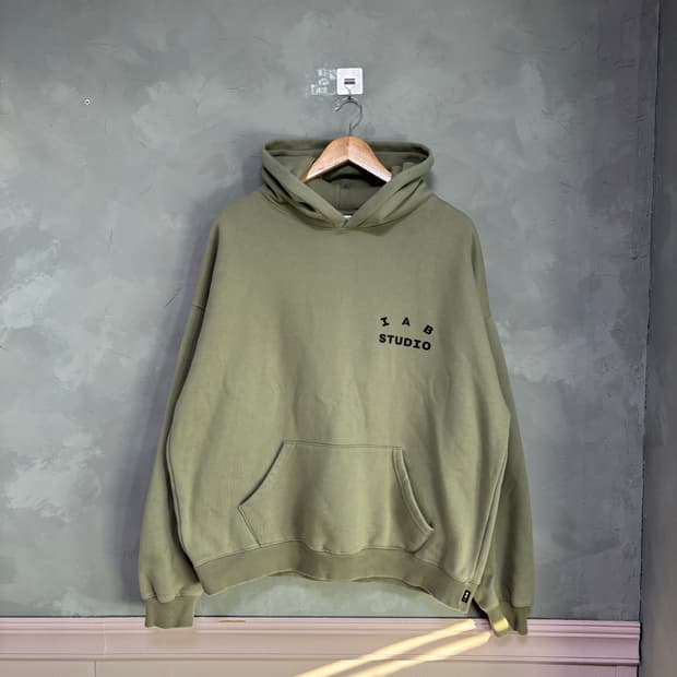 아이앱 스튜디오 후드 올리브 카키