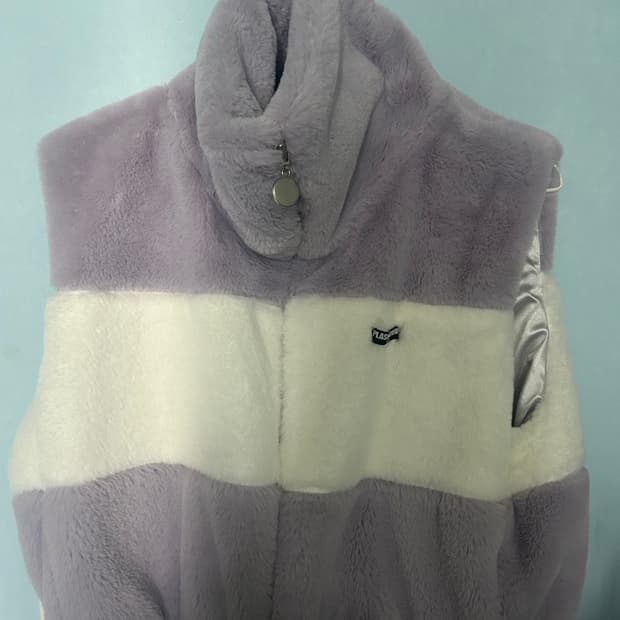 플라즈마 스페어 퍼 조끼 Suger vest (violet)