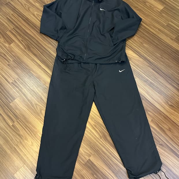 나이키 블랙 트레이닝복 XXL 세트