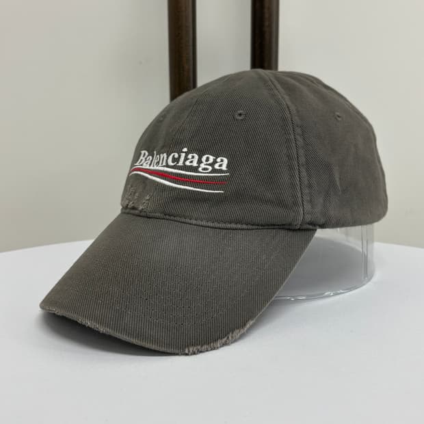 [L]발렌시아가 웨이브로고 볼캡