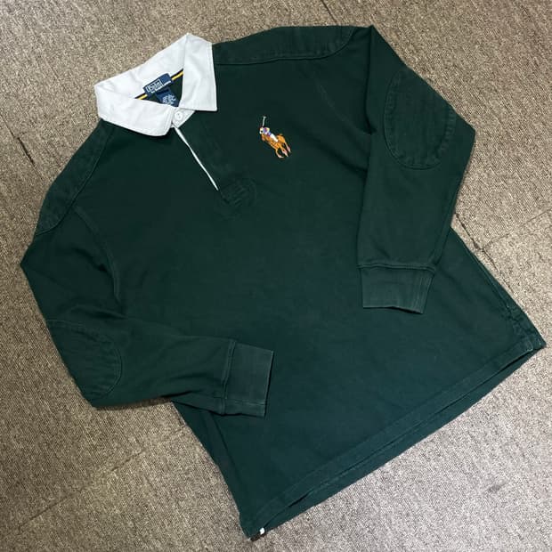 (XL) POLO 폴로 랄프로렌 카라 럭비티 빅포니